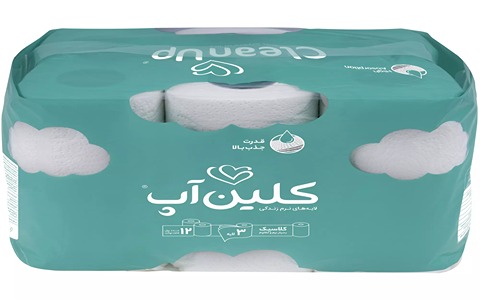 تصویر 3 از خرید دستمال توالت کلین + قیمت فروش استثنایی